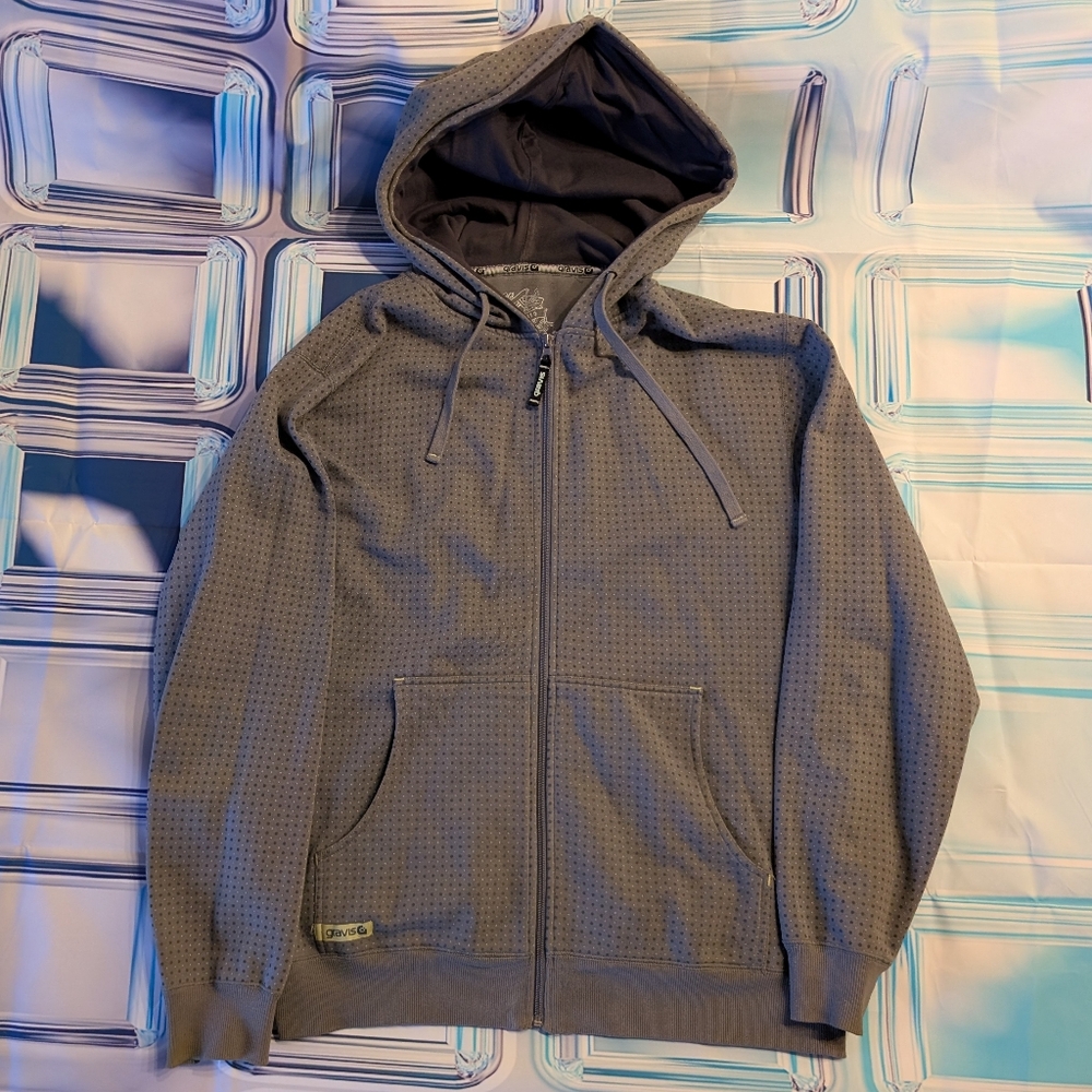 GRAVIS Vintage Gray Hoodie Large